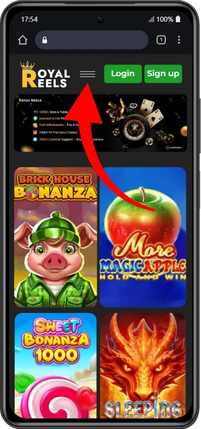 royal reels homepage